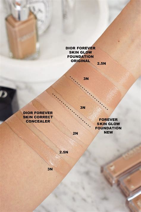 dior forever vs dior forever skin glow|dior forever glow foundation shades.